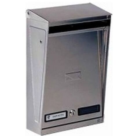 Boîte aux lettres en inox avec toit Ap 10-012 Silmec