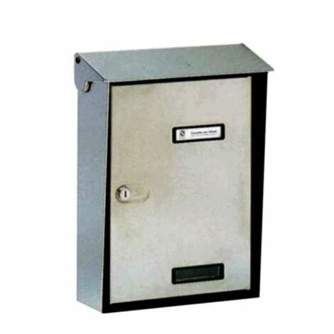 Boîte aux lettres en inox avec toit AP 10-015 Silmec