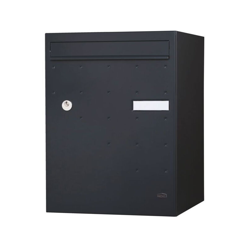 Renz - Boîte Aux Lettres Et à Colis Normalisée 1p Atout Gris Ral701 6m