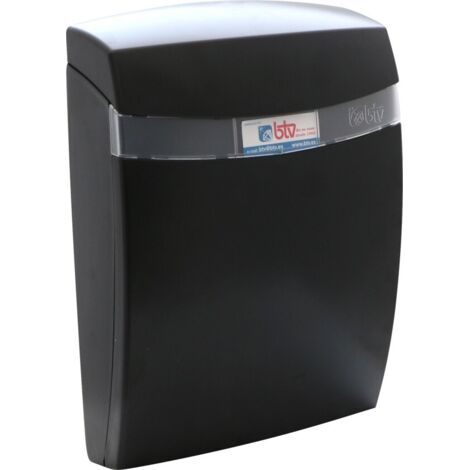 BOÎTE AUX LETTRES EXTÉRIEURE ABS CORAL BLACK - 330X235X90