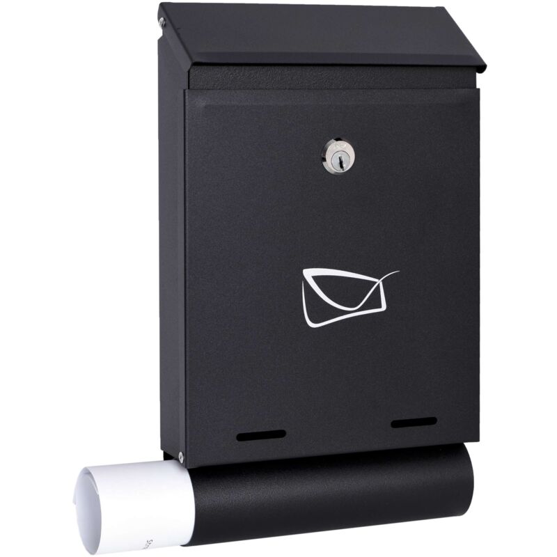 Boîte aux lettres Hadvar pour lettres, noire