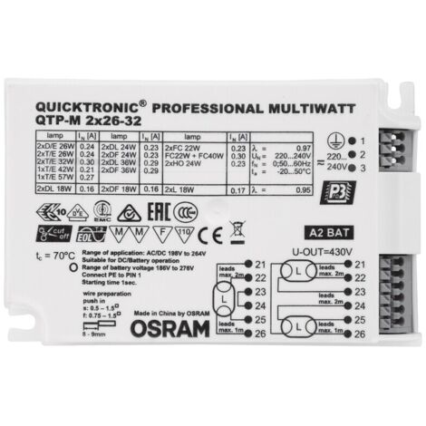 Boîte aux lettres Last Électronique Quicktronic Multiwatt 1x26-42