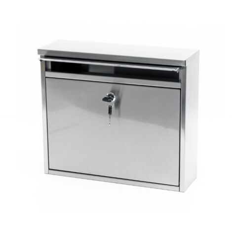 Boite aux lettres Murale acier inoxydable 36x32x11cm