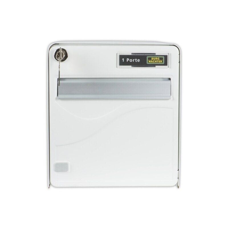 BURG WACHTER Boite aux lettres normalisée balutic 2 portes blanc