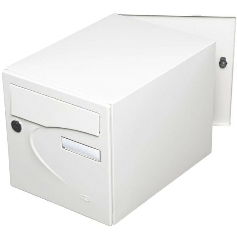 Renz - Boîte aux lettres préférence, 2 portes blanc 9016