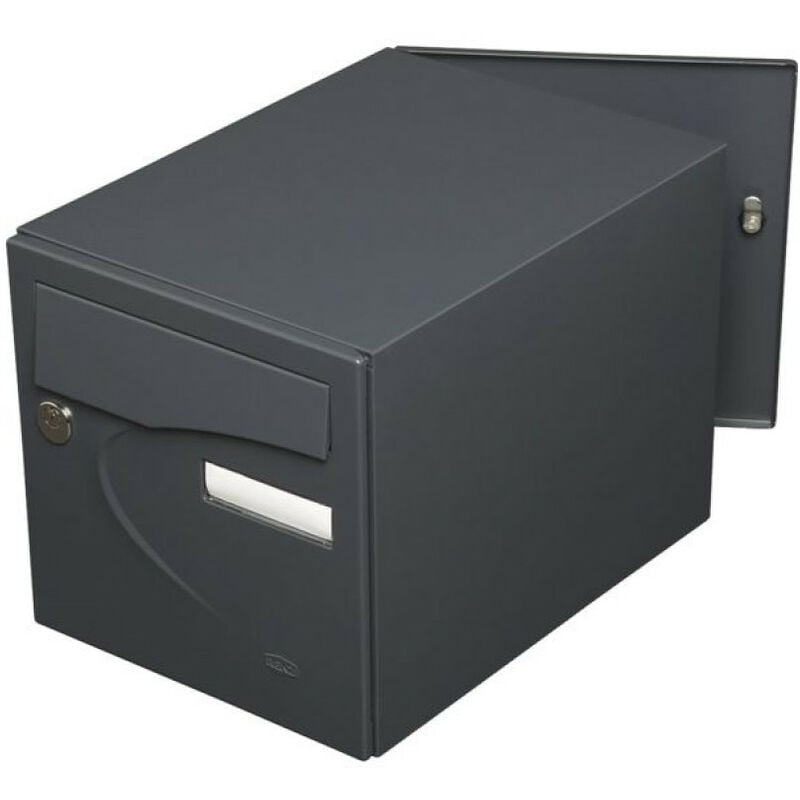Boîte aux lettres preference 2 portes gris anthracite 7016 Renz