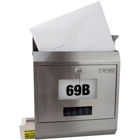 Boîte aux lettres 'Solar' avec porte-journaux