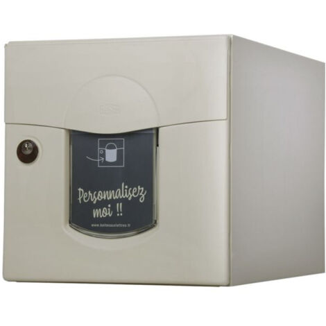 Boite Aux Lettres Solea 2 Portes Beige - Renz