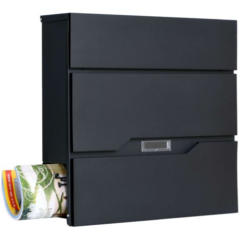 Boîte aux lettres Vidar pour lettres, noir