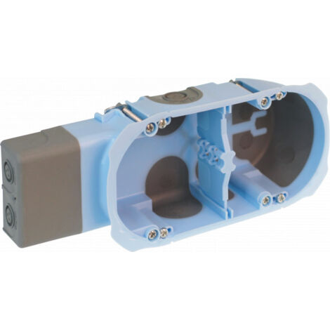 BOÎTE BBC DOUBLE POUR MICRO-MODULE CLOISON SÈCHE 2 POSTES