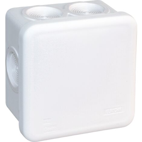 Boite blanche IP55 membrane étanche - 960° - 7 entrées - SUM'OHM 80X80x45mm