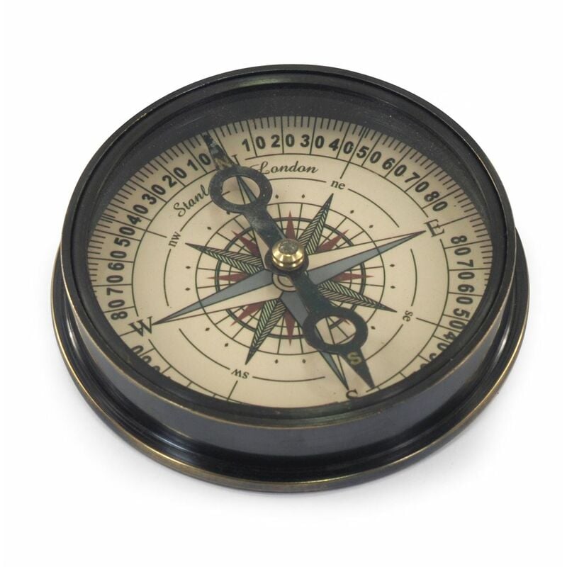 Signes Grimalt - Décoration nautique Compasse nautique noire 9x9x2cm 77506