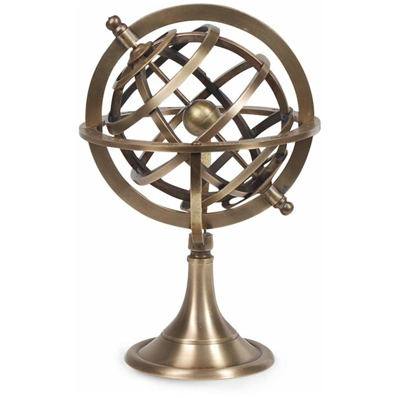 Signes Grimalt Décoration nautique Golden Nautical Armillary Globo 12x12x18cm 8109