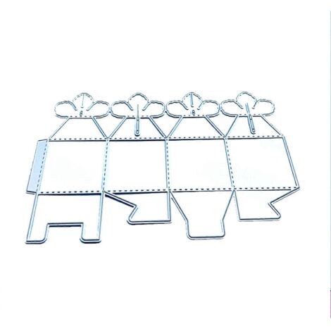 Boîte cadeau de bonbons en forme de pétales de fleurs 3D, matrices de découpe en métal cousues, pochoir, bricolage, fait main, pliage, outil de gaufrage, découpes pour scrapbooking, modèle de carte