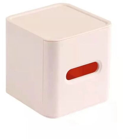Boîte carrée à mouchoirs/serviettes pour la cuisine - rose