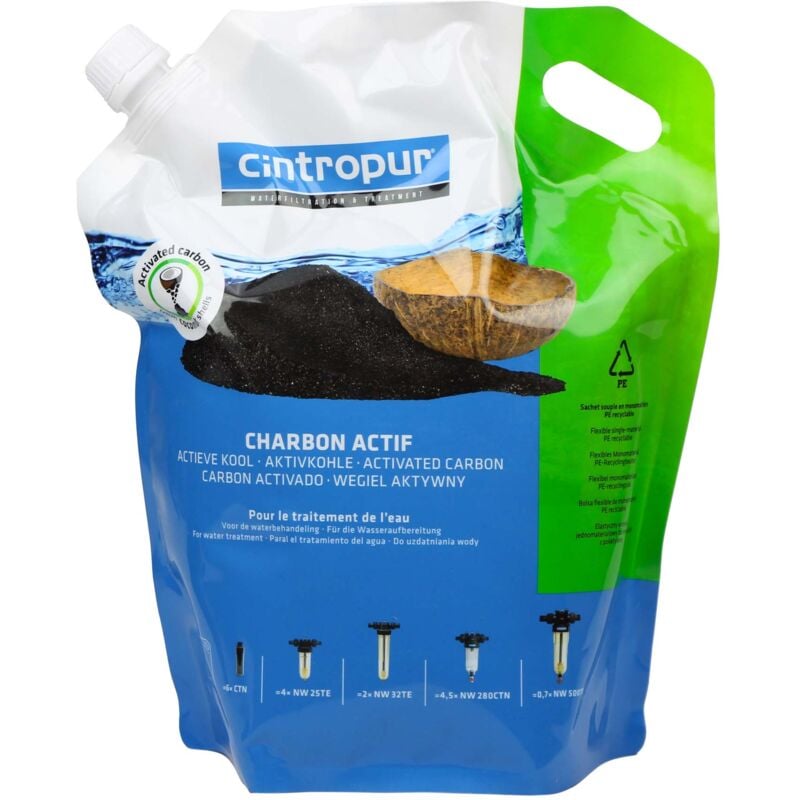 Cintropur - Boite charbon actif 3,4 litres scin