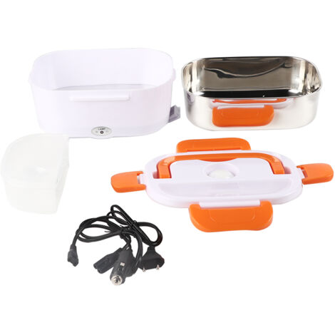 Boîte chauffante électrique portable 2 en 1 pour voiture et bureau