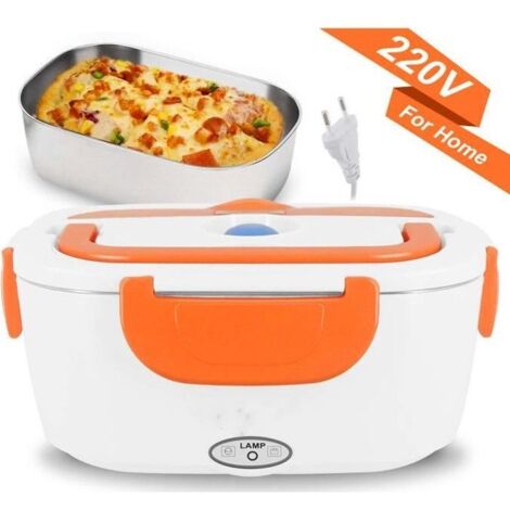 Boîte Chauffante Électrique - ZGEER - 1,5 L - Acier Inoxydable - Orange - 40W