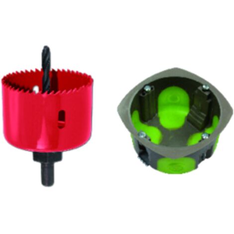 boite cloison sèche 2 modules profondeur 40 mm bizline r box - pack de 100