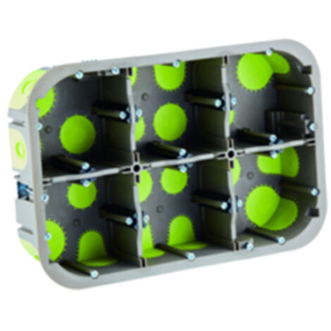 boite cloison sèche 2 x 6 modules profondeur 50 mm bizline r box