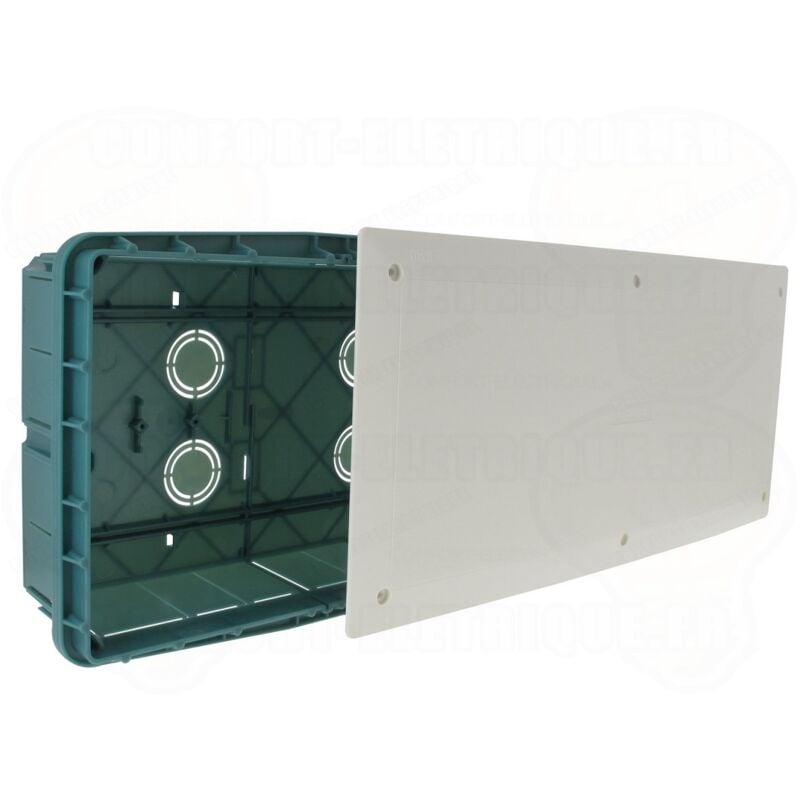Legrand - Boîte complète Batibox maçonnerie pour dérivation grande capacité 404x250x76.5mm 089278