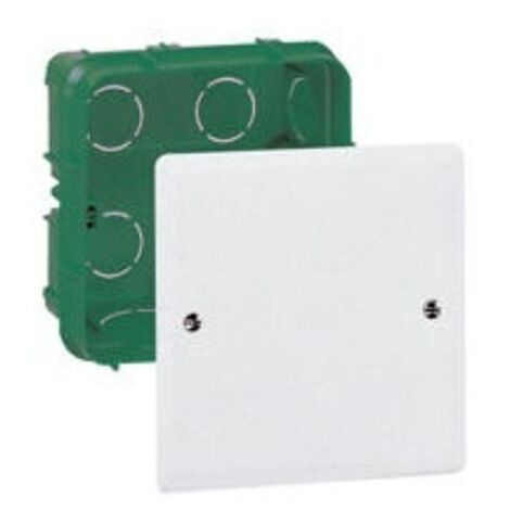 boite complete batibox pour derivation rectangulaire 85x85x40 mm