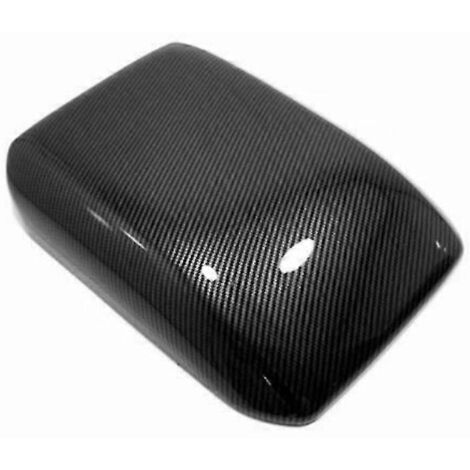 Boîte d'accoudoir de console centrale compatible avec Ford Explorer 2020. Housse d'accoudoir et coussin de console centrale en fibre de carbone.