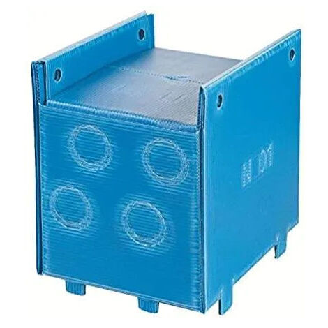 Watts – Boitier de réservation simple pour dalle béton – Passage tubes PER 40mm – Résistant aux intempéries et écrasement – Dimensions 20x16x20cm