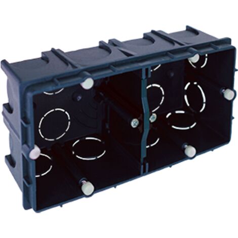 Boite d'appareillage maçonnerie - 2 Postes XL H/V - XL TRADI Profondeur 50mm - Entraxe 71mm