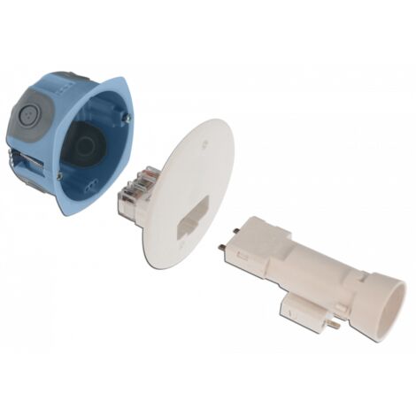 EUR OHM Boîte d'applique DCL étanche - Air'métic Ø67/68mm - Douille E27