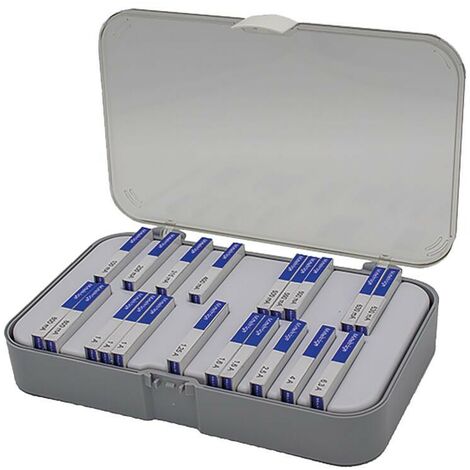 Boîte d’assortiment fusible fin à action demi-retardée (5 x 20), 200 pièces