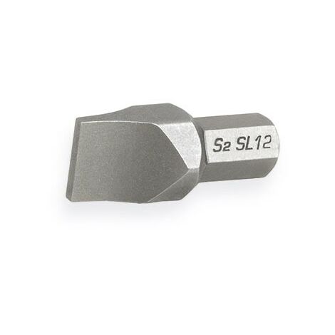 Boîte de 10 embouts de tournevis 5/16, S2, Droit 12  DOGHER 432-120-10
