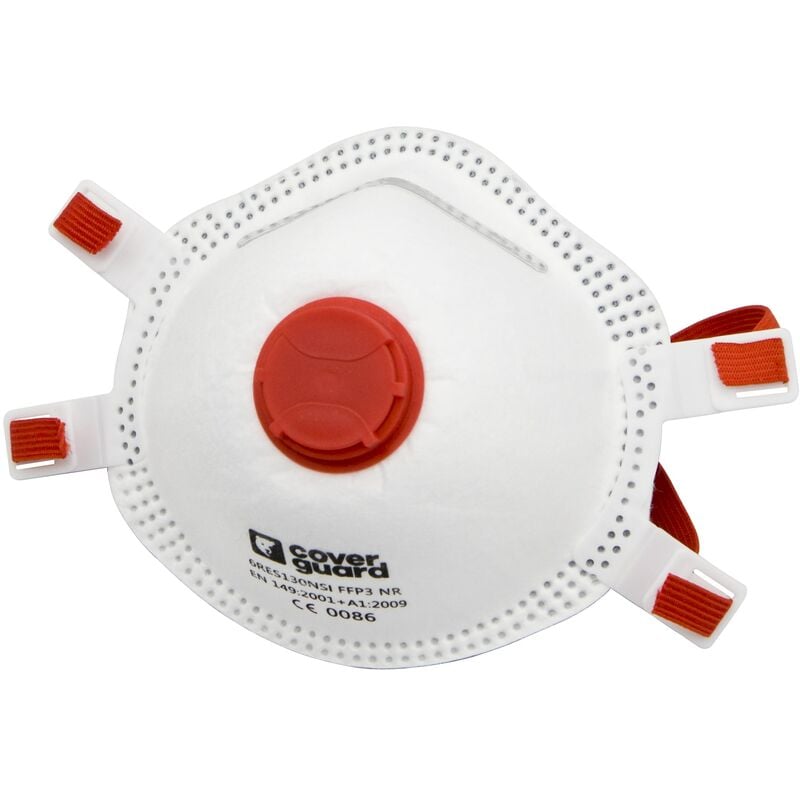 Boite de 10 - Masques antipoussieres jetables FFP3 jetables