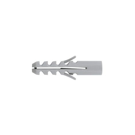 Boite de 100 bouchons nylon gris standard 8x40mm tacon08 index