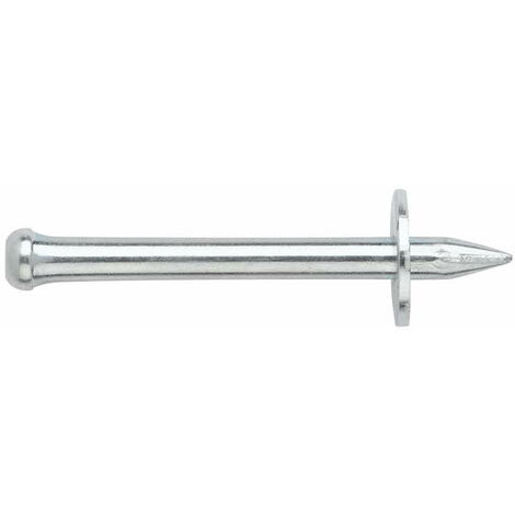 Boite de 100 clou pour Cloueur à poudre pour pistolet FP12 Standards avec rondelle métallique 12 mm