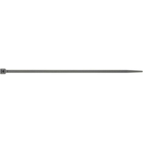 Boite de 100 - Collier de serrage - Couleurs Gris 4,8 x 200