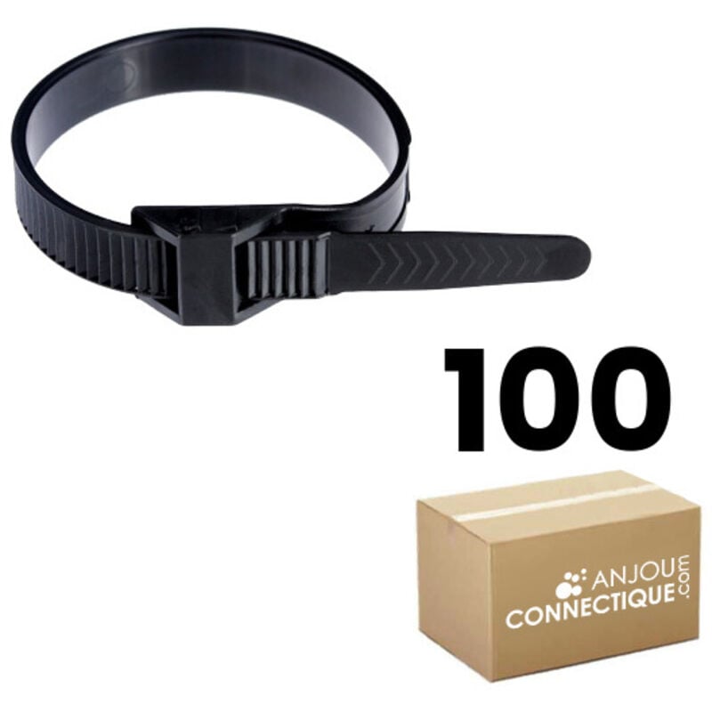 RAM - 100 Collier installation nylon colson 510x9 - Ø70 à 140mm