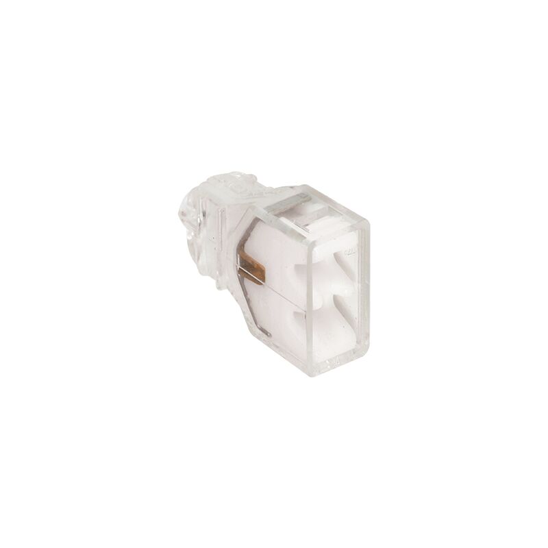 Bornes de connexion rapide pour fil électrique FastLock - Gros conditionnement Blanc - 2 entrées - lot de 2500pces