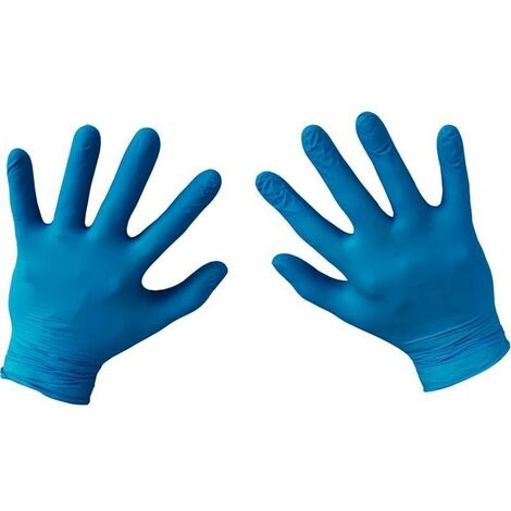 Gants de ménage nitrile - G25G – étanches et longs - taille XXL - 10.5