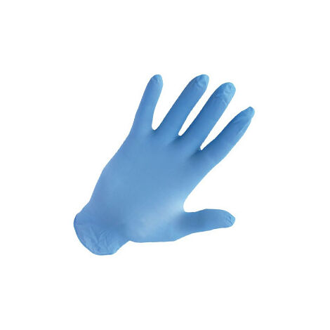 Boîte de 100 gants Nitriles courts bleus - X Taille S (6,5-7)