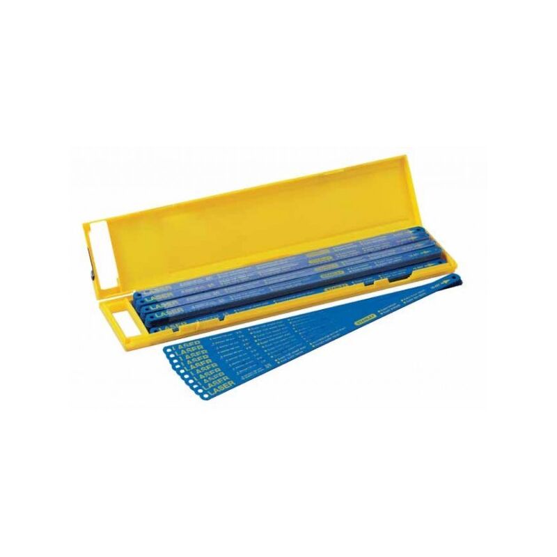 Lame de scie à métaux bi-Laser hss Longueur 300 mm 32D/pouce (boîte 100) - Stanley