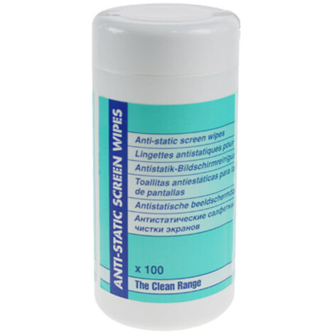 Boite de 100 lingettes nettoyantes pour ecran 0056762 pour Ecran ordinateur
