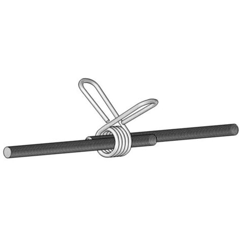 Boîte de 100 ressorts de liaison pour tige filetée D6 pour faux plafond suspendu – ISOTECH