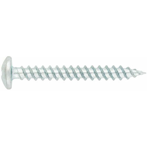 Boite de 100 - Vis à bois collier de serrage et agrafe - Vis à clip pour bois 4,5 x 30