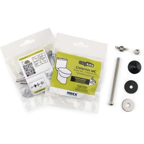 (Boite de 12) Kit de fixation pour chasses d'eau