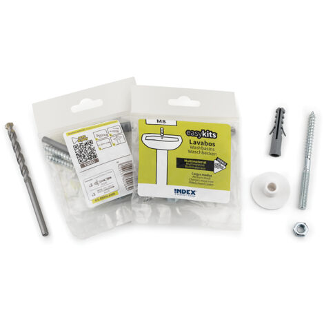 (Boite de 12) Kit de fixation pour lavabo M8