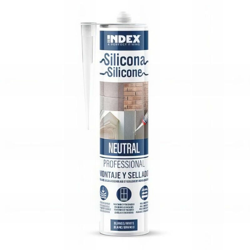 12 silicones neutre professionnel aux propriétés fongicides - 280 ml - transparent