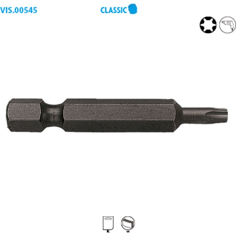 Punta per cacciavite serie 1/4'' - 50 mm - Torx T25 Leman 54508