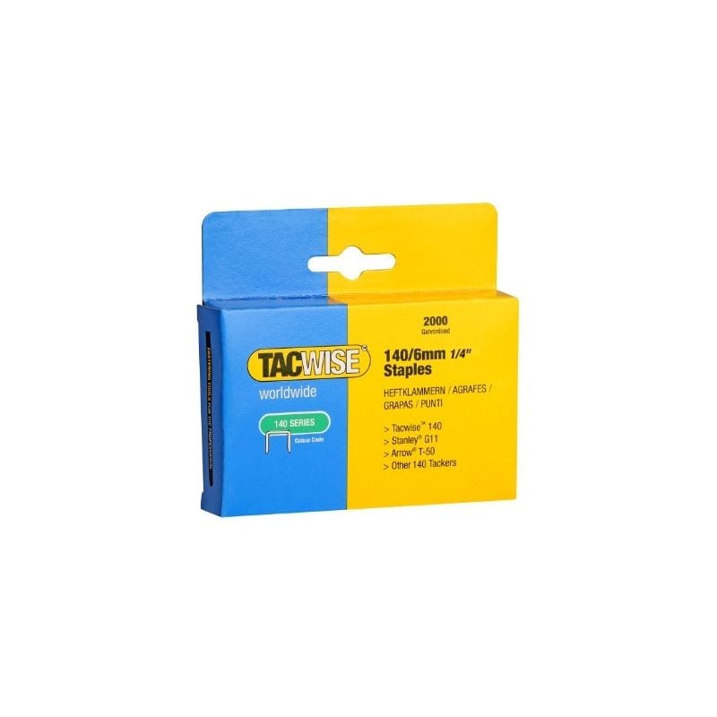Tacwise - 140/6 staples 6MM (2000)