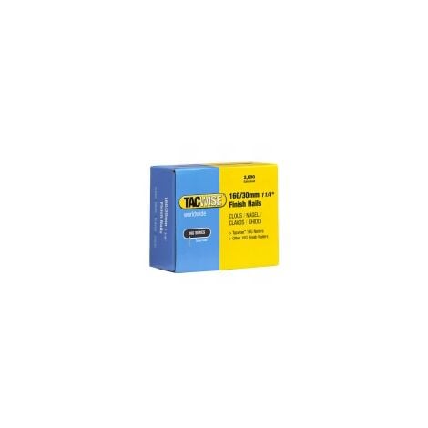 Boîte de 2500 clous de finition de type 16G L. 30 mm - TA-0293 - Tacwise